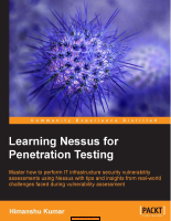 Learning Nessus for Penetration Testing.pdf